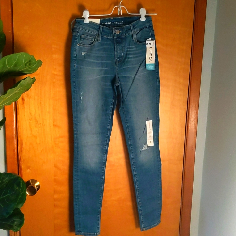 Old Navy Built In Sculpt Rockstar Jeans